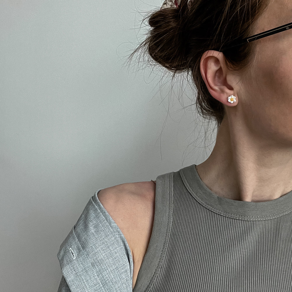 PRE_ORDER Išsiuntimas gegužės 12d Stud earrings | Daisies_small