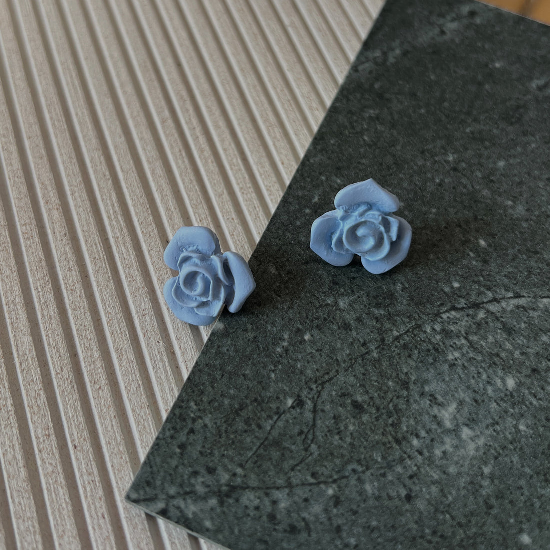 Auskarai | Roses_blue