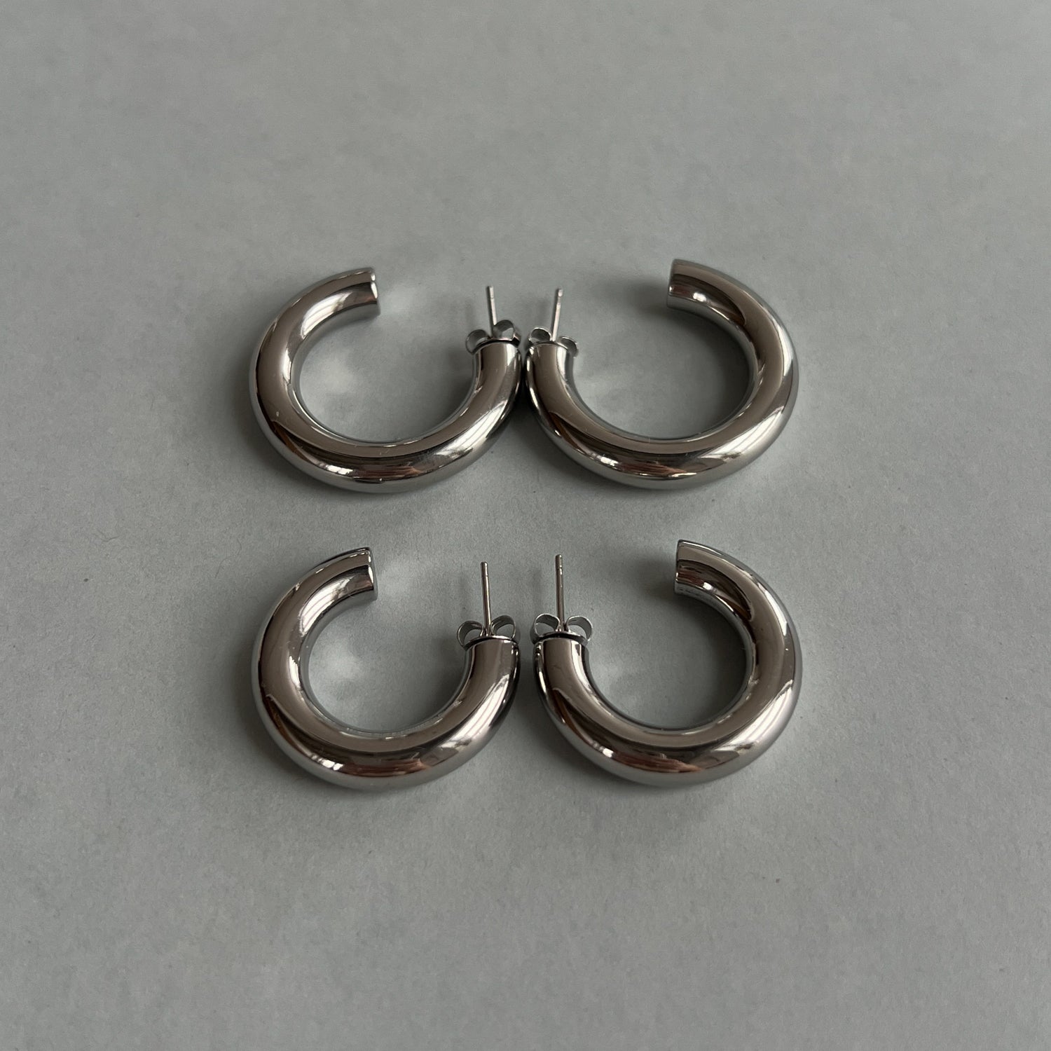 Stainless steel hoops (27 mm)