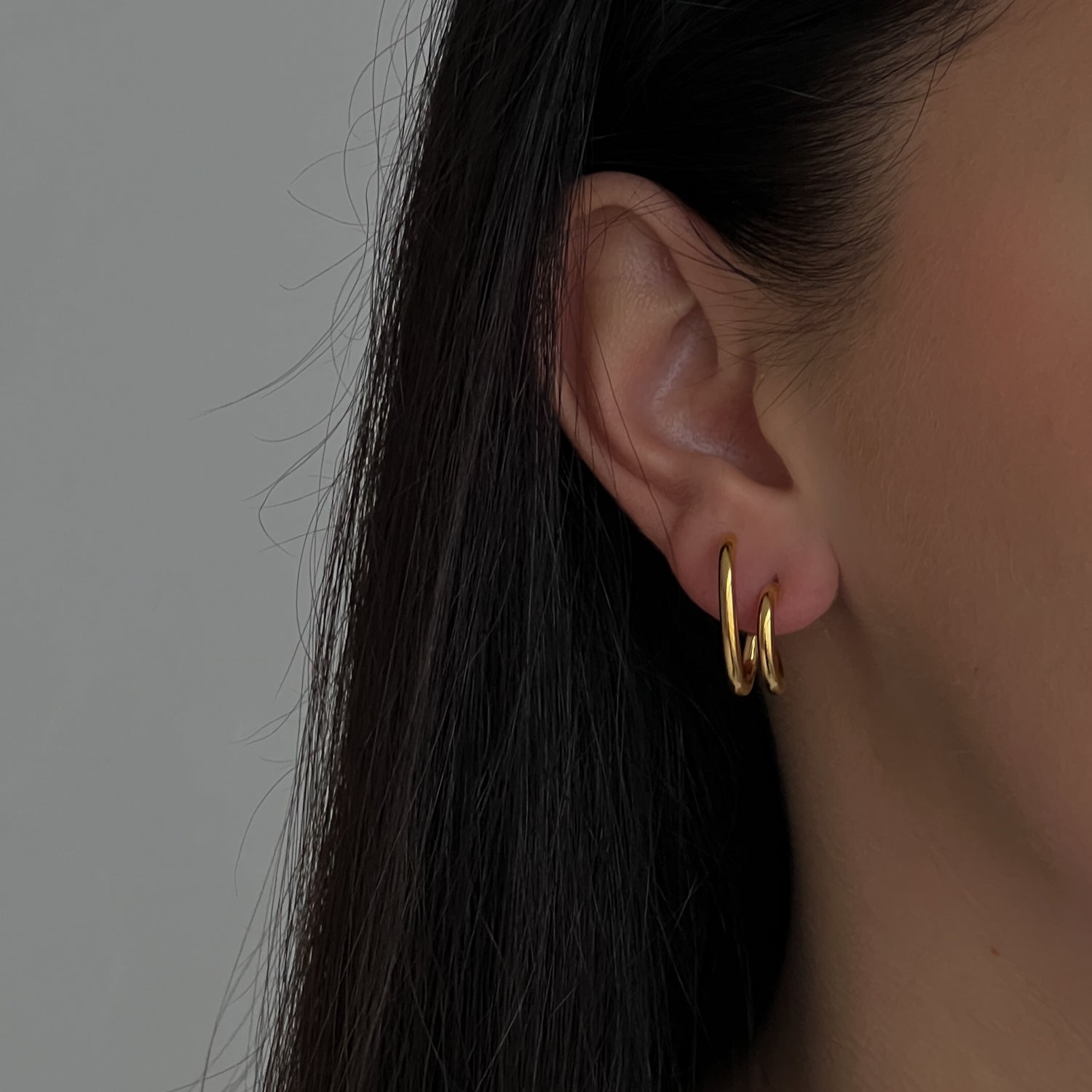 Gold colour studs