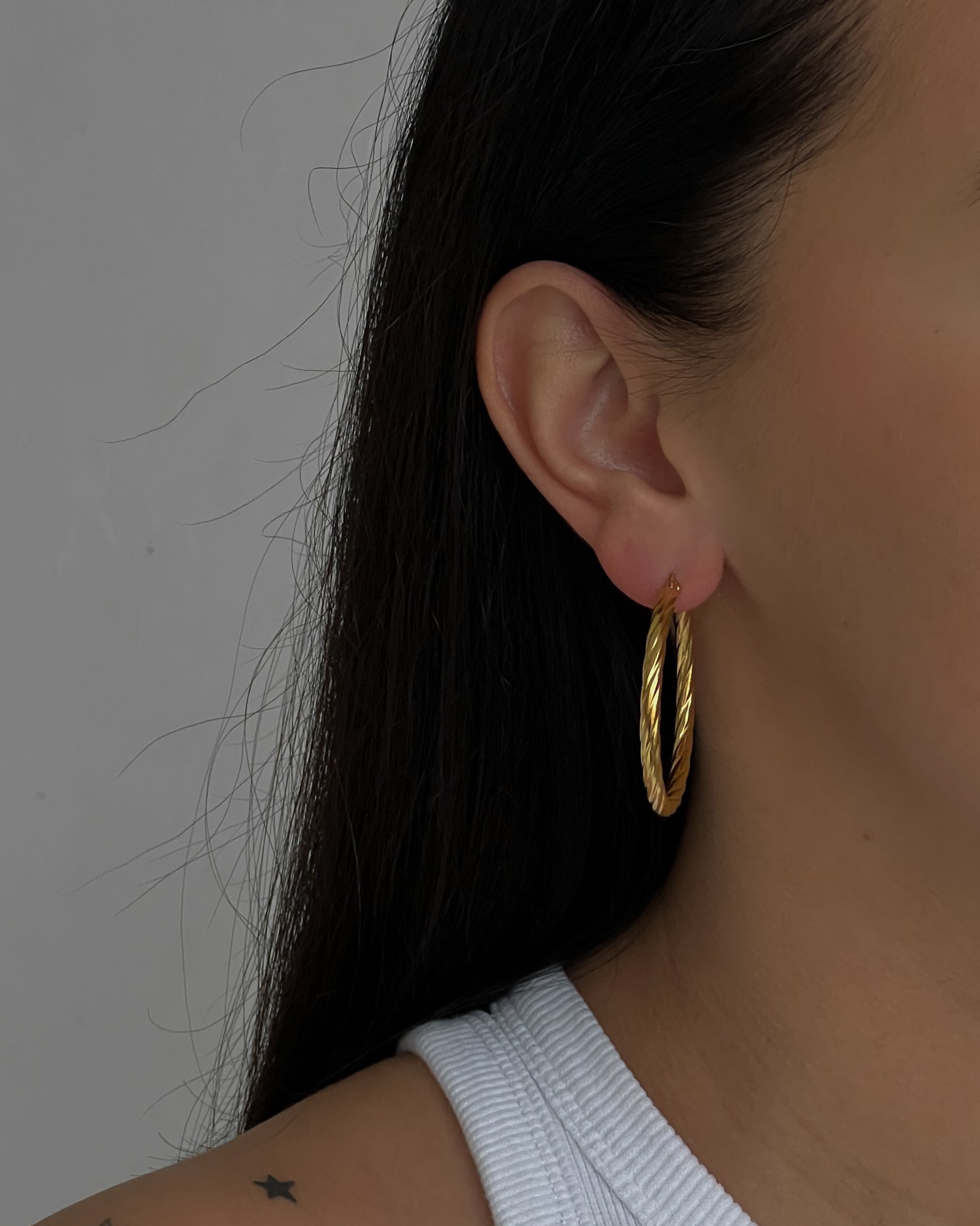 Aukso spalvos hoops&