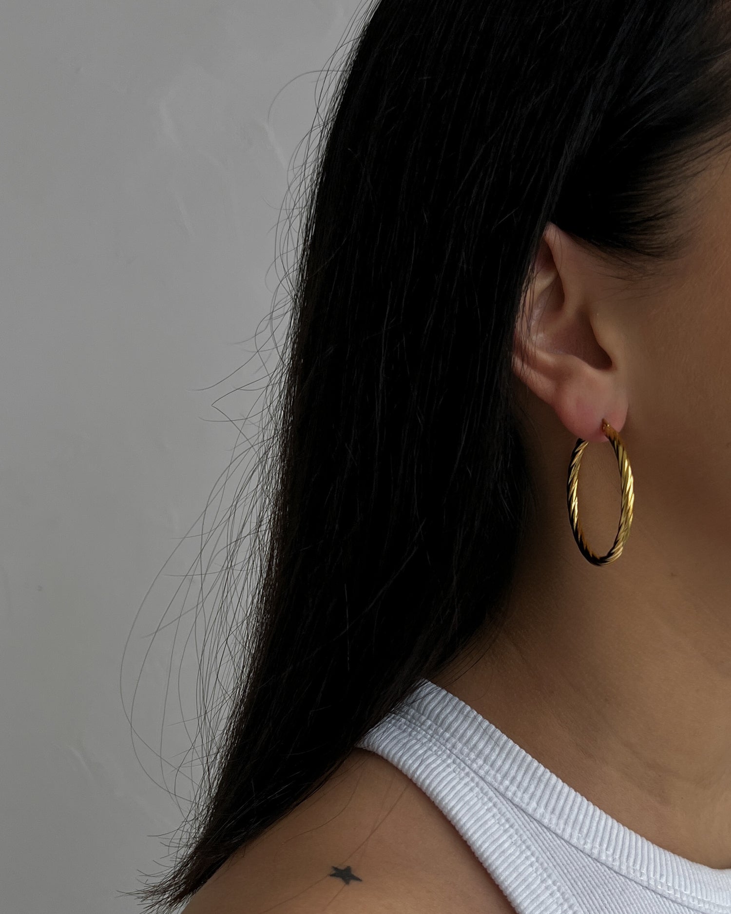 Aukso spalvos hoops&