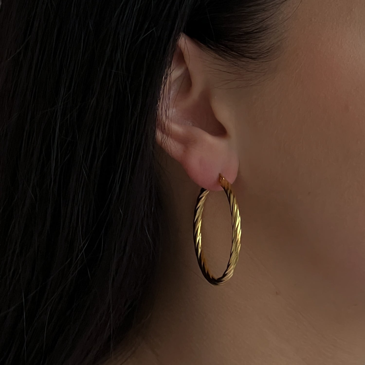 Aukso spalvos hoops&