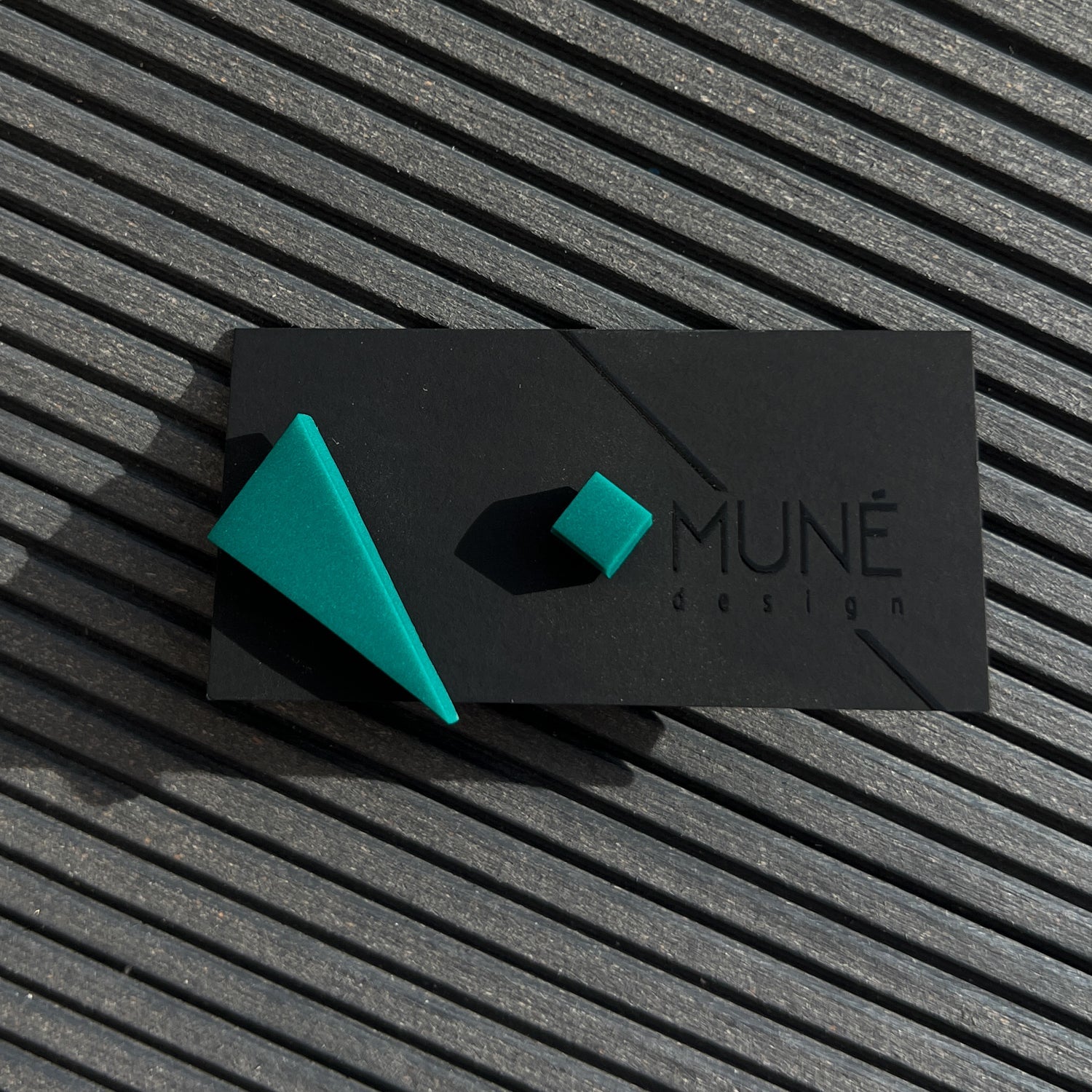 Asimetriški veriamieji auskarai - S_Green - MUNÉ