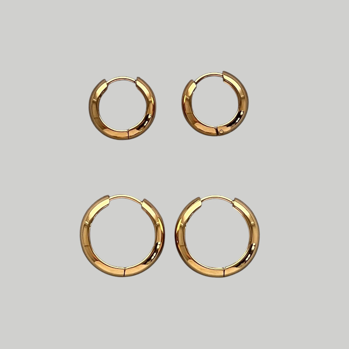 Auskarai "Daily Hoops_gold" - MUNÉ