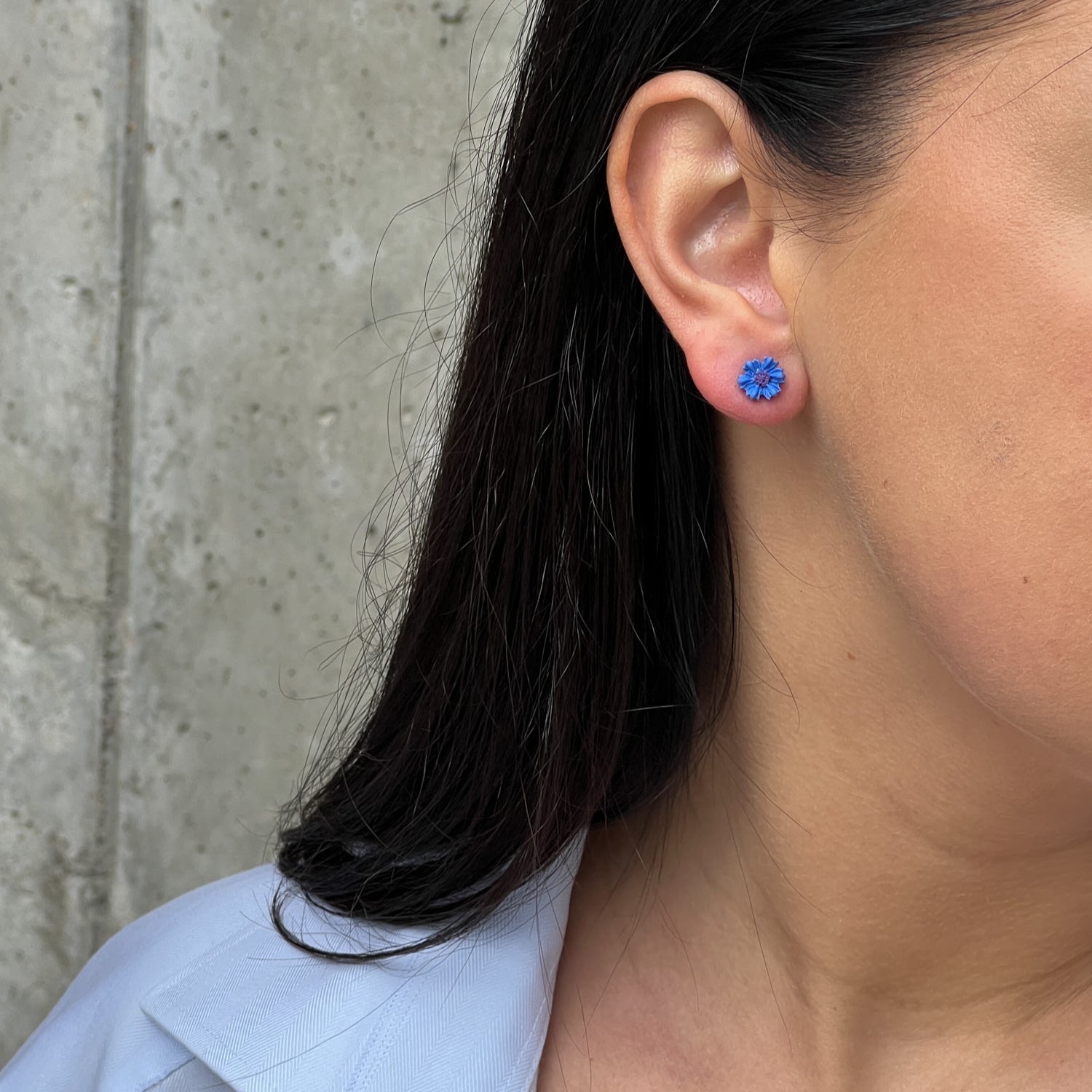 Auskarai "Rugiagėlės" - MUNÉ