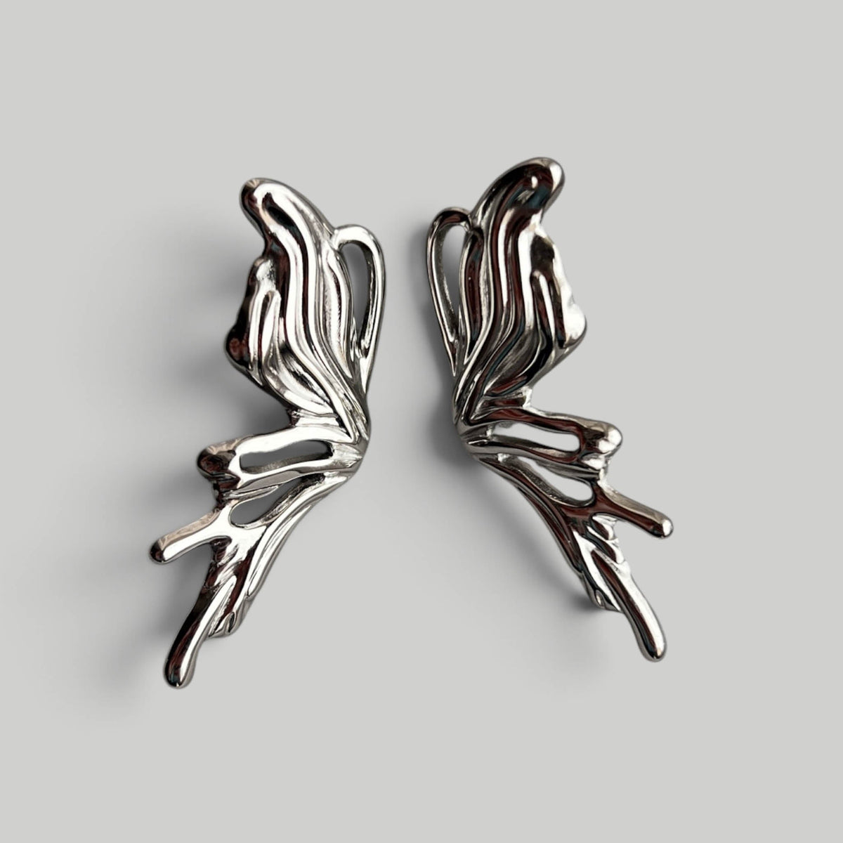 Auskarai „Silver Butterfly“ - MUNÉ
