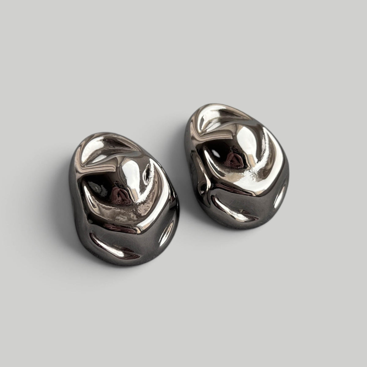 Auskarai „Silver Pebbles“ - MUNÉ