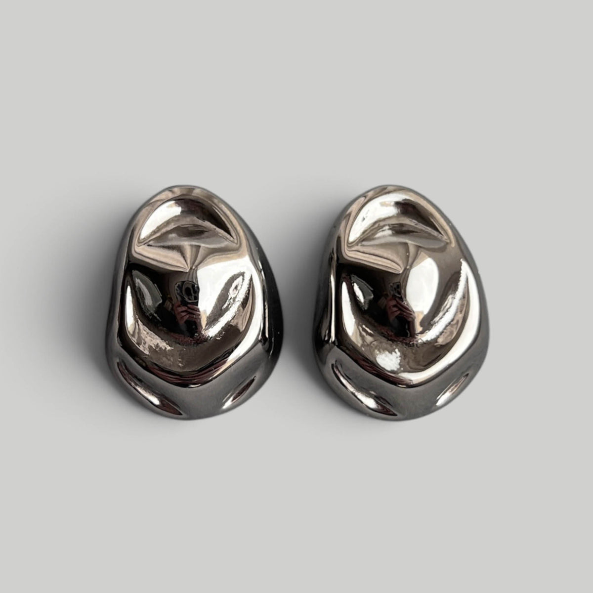Auskarai „Silver Pebbles“ - MUNÉ