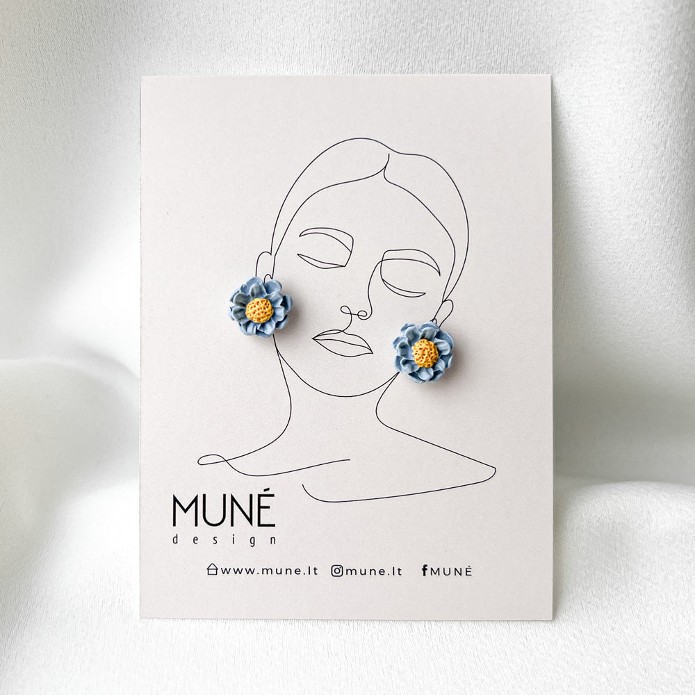 Auskarai "Vandens lelijos" - MUNÉ