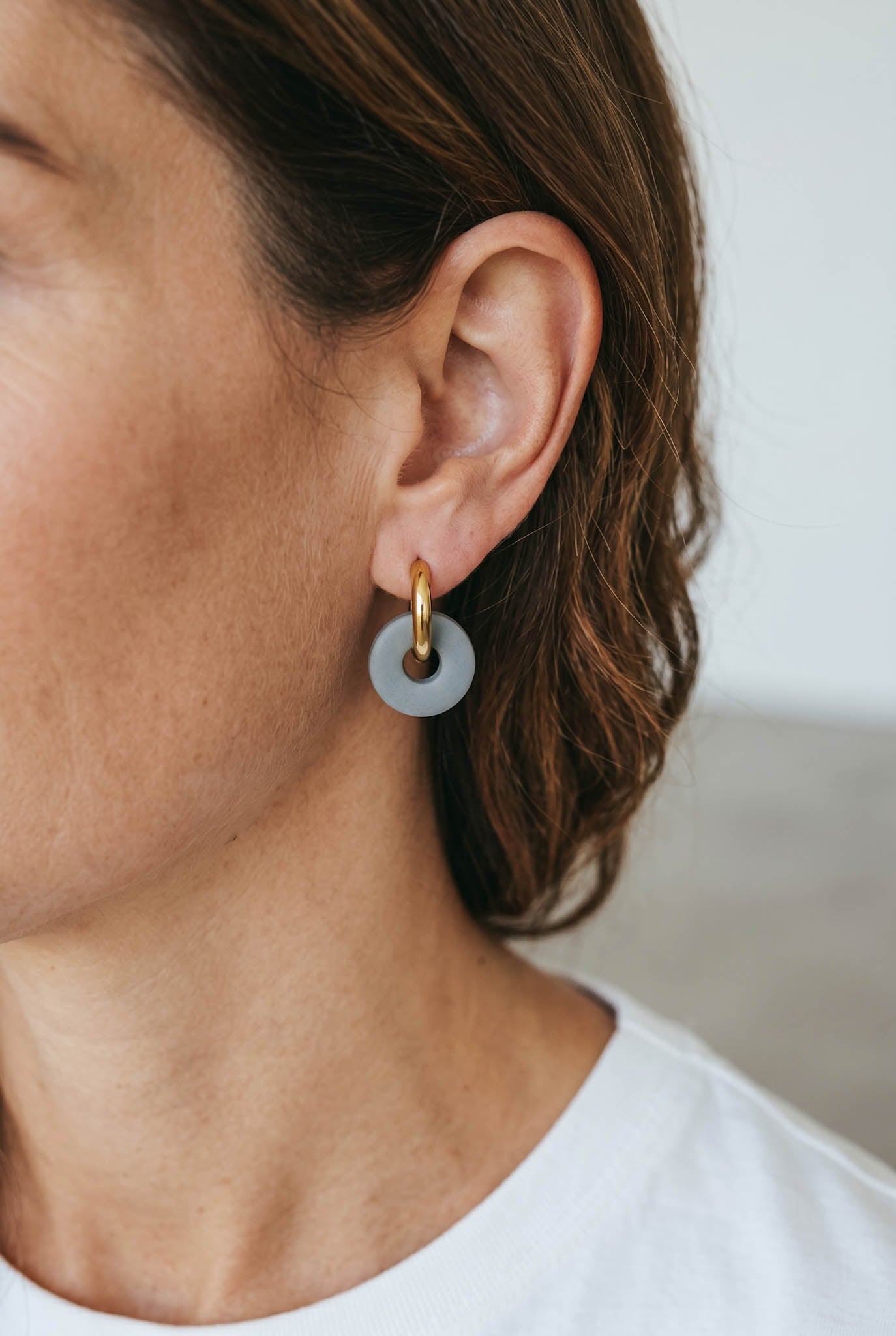 Mix and match | Nerūdijančio plieno auskarai - rinkutės su pakabukais - MUNÉ