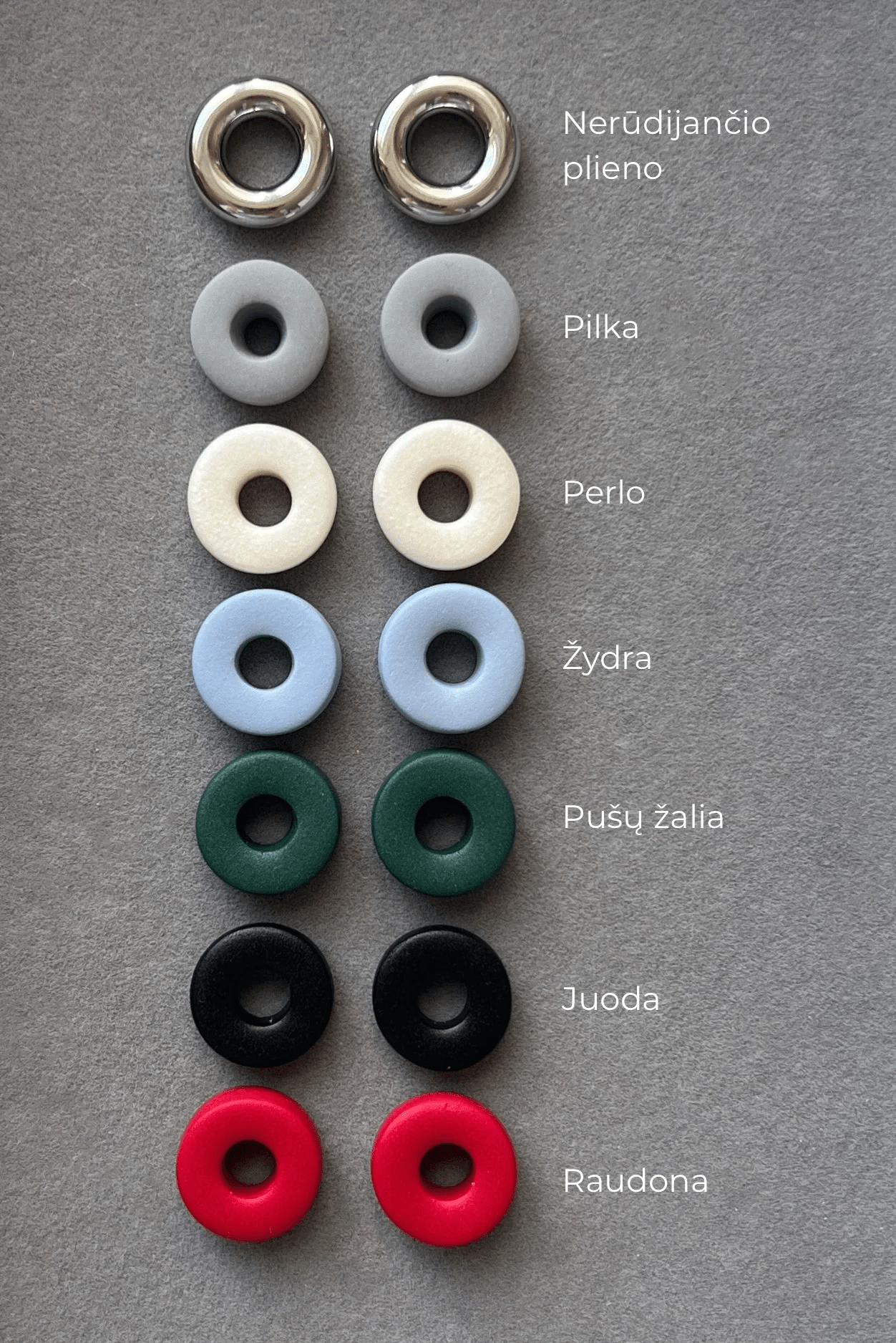 Mix and match | Nerūdijančio plieno auskarai - rinkutės su pakabukais - MUNÉ