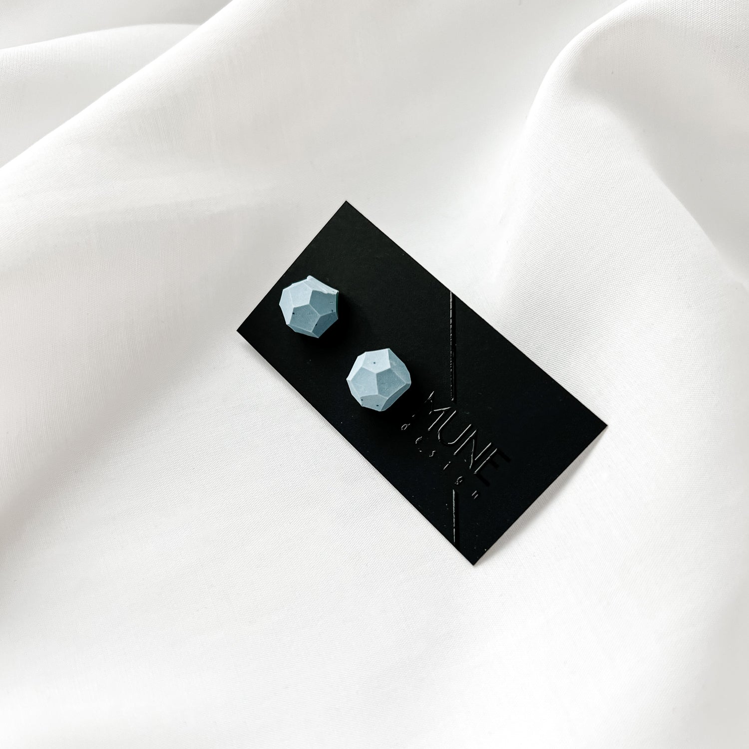 Geometric earrings - K_sky blue