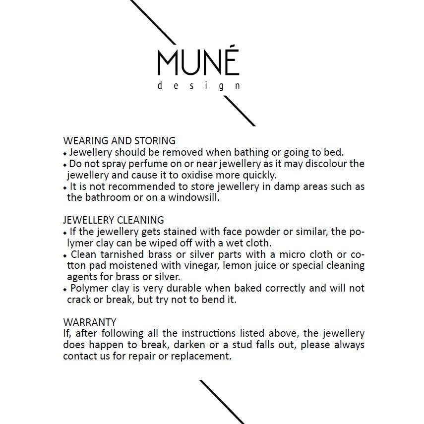 Maži, minimalistiniai auskarai | Unita_matte - MUNÉ