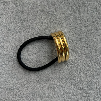 Gold colour hair tie