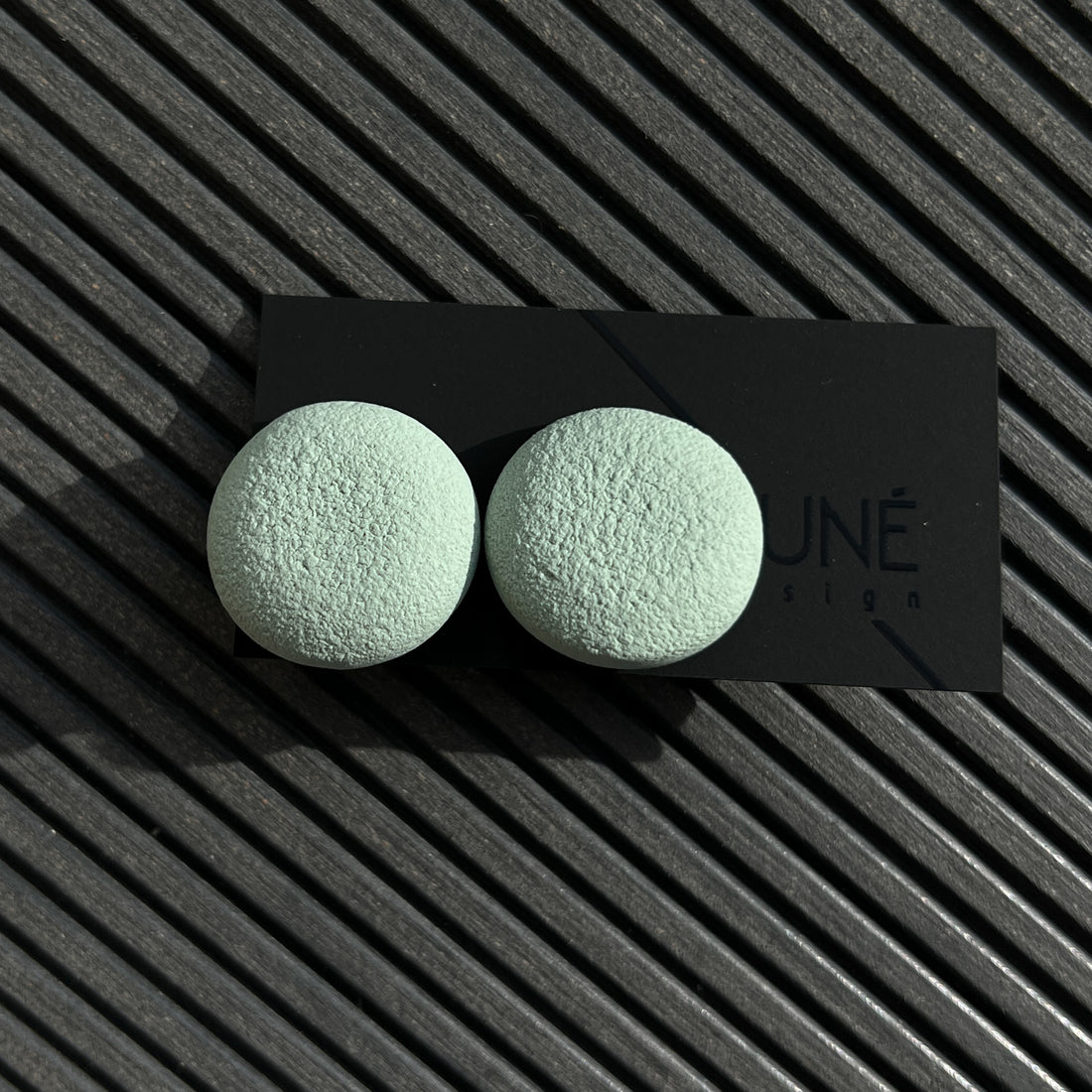 Auskarai | Jūros akmenėliai_žali