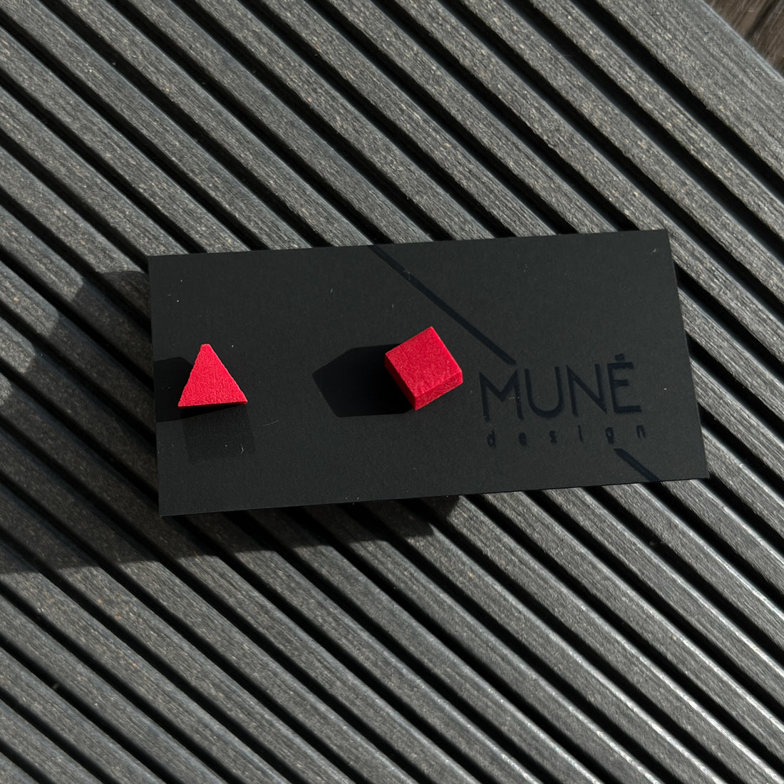 Maži auskariukai - TK - Red