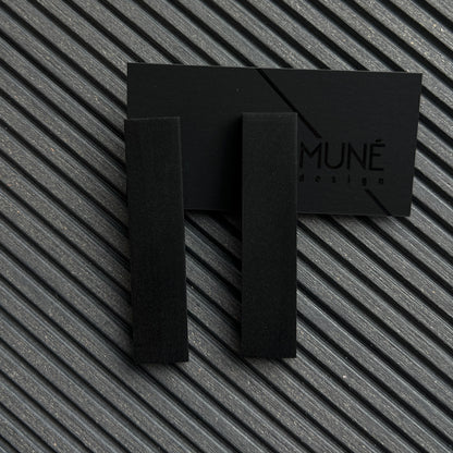 Modern Earrings - Charcoal -