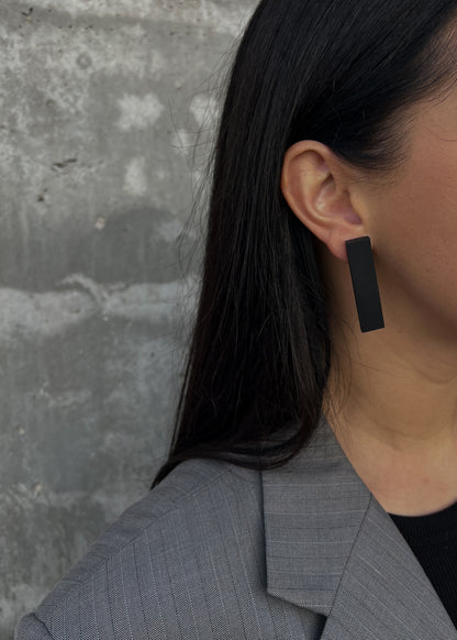 Modern Earrings - Charcoal -