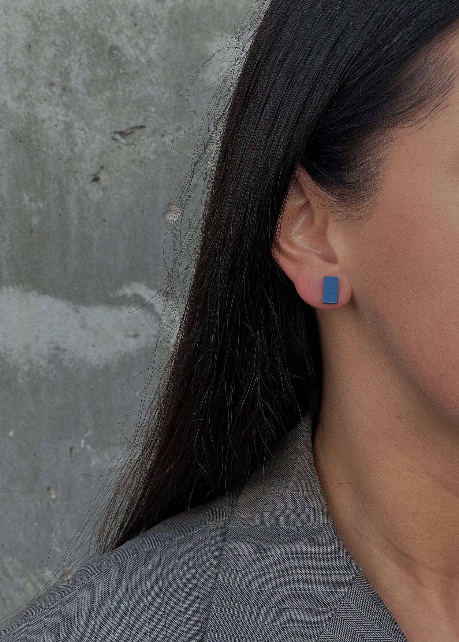 Geometric earrings - PSK_ma_blue