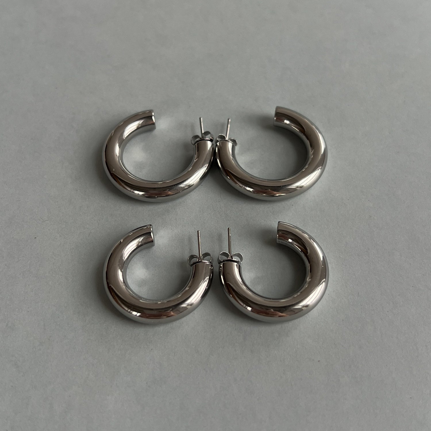 Stainless steel hoops (27 mm)