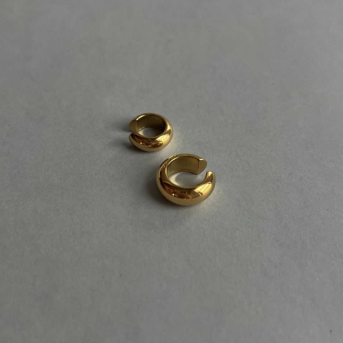 Two gold colour ear cuff set