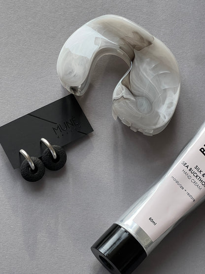 Plaukų segtukas žnyplės "50 shades of grey"