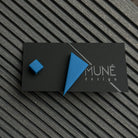 Asimetriški auskarai S_Blue - MUNÉ