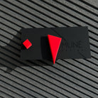 Asimetriški veriamieji auskarai _S Red - MUNÉ