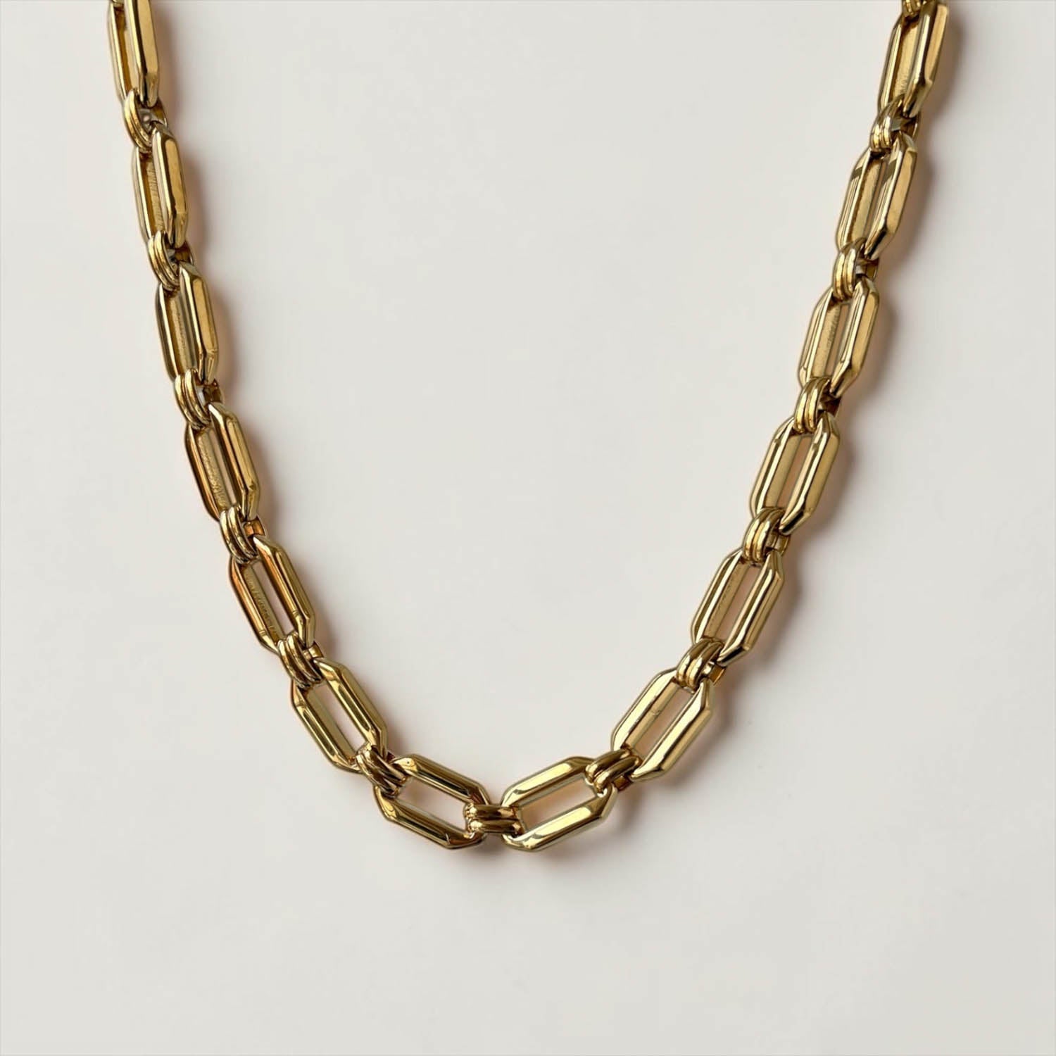 Auksuota nerūdijančio plieno grandinėlė „Bold Chain“ - MUNÉ