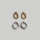 Auskarai 2 in 1 „Duo Frames“ - MUNÉ