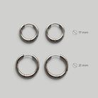 Auskarai "Essential Hoops" - MUNÉ