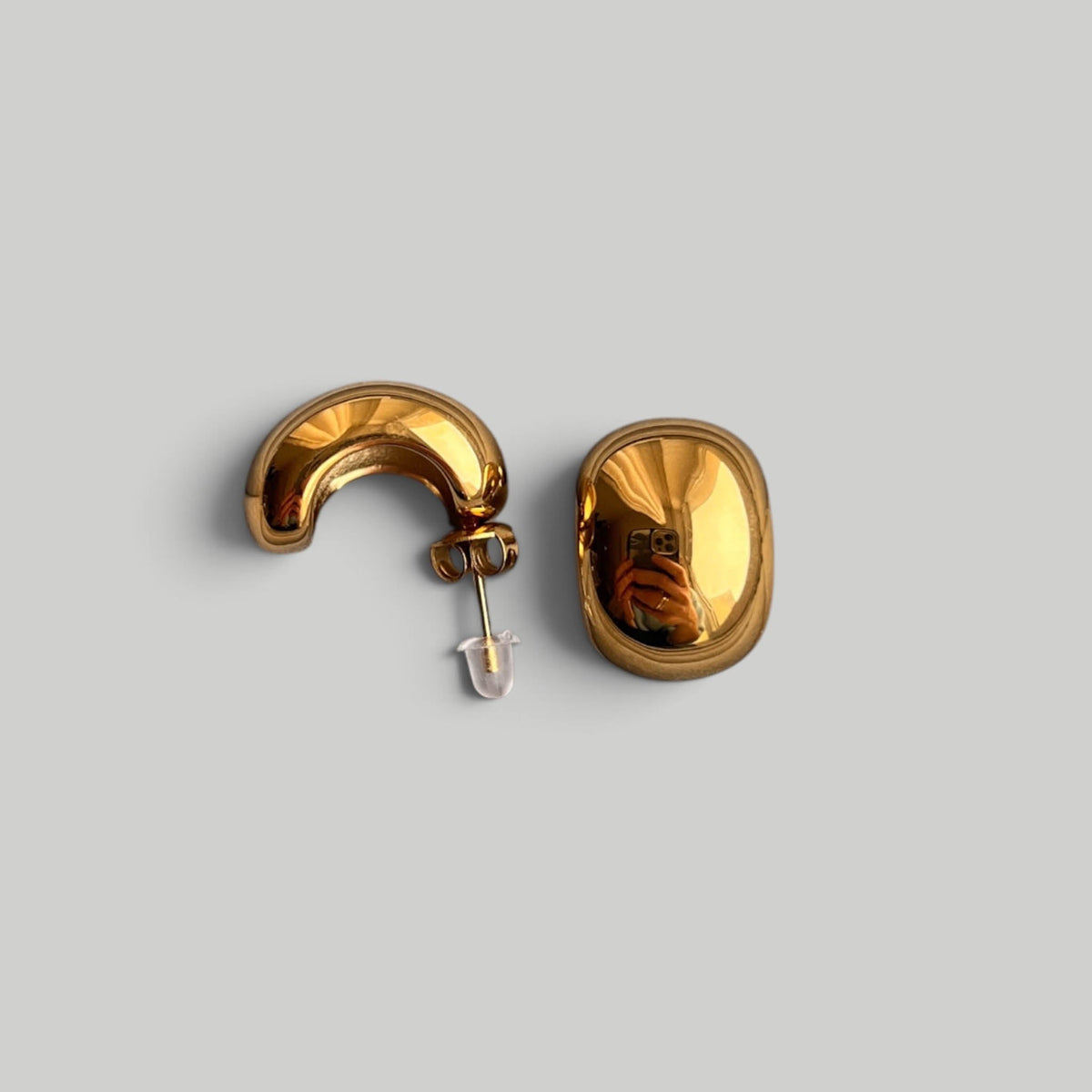 Auskarai „Golden Cushions“ - MUNÉ
