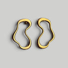 Auskarai „Golden Outline“ - MUNÉ