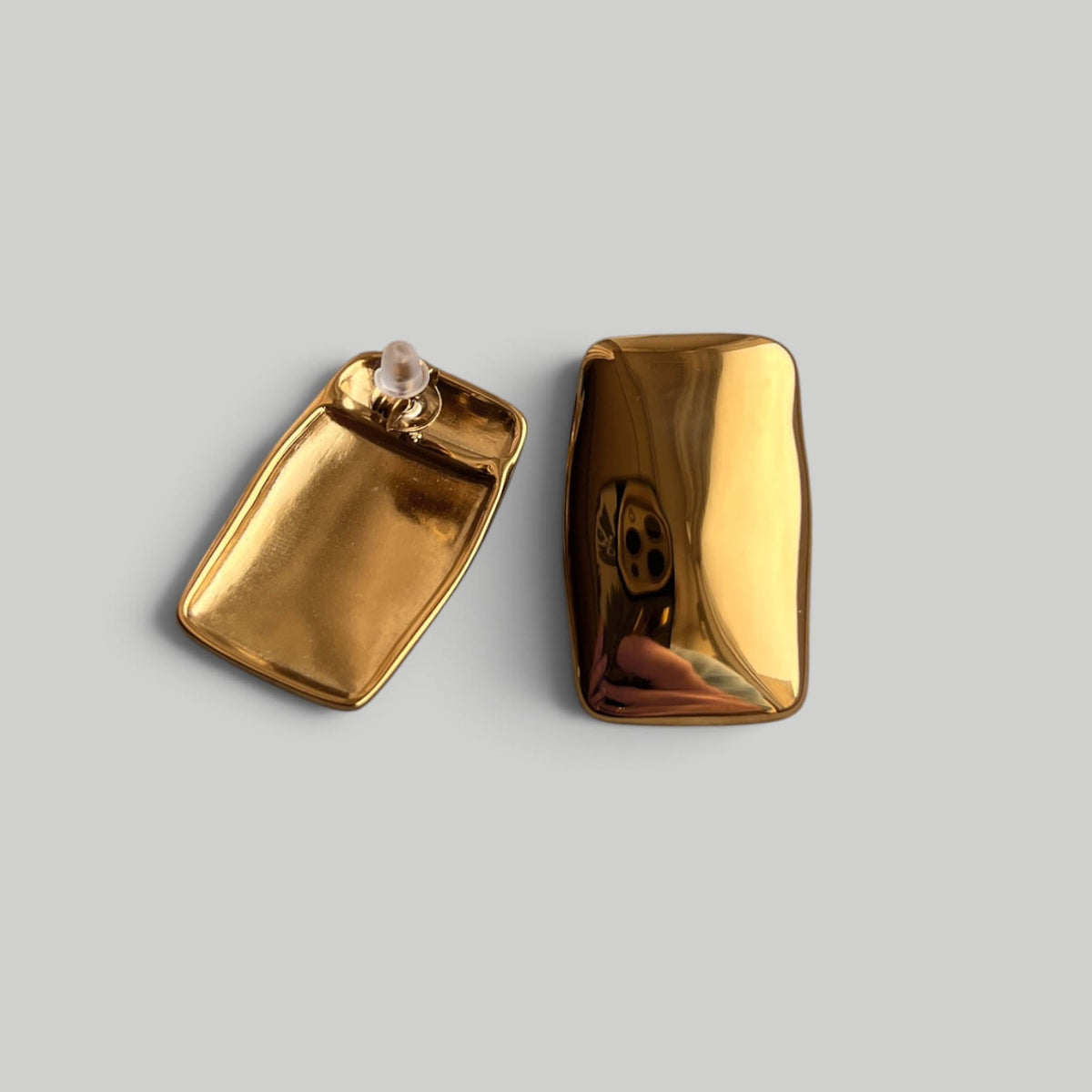 Auskarai „Golden Soft Panels“ - MUNÉ