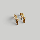Auskarai „Golden Spark Hoops“ - MUNÉ