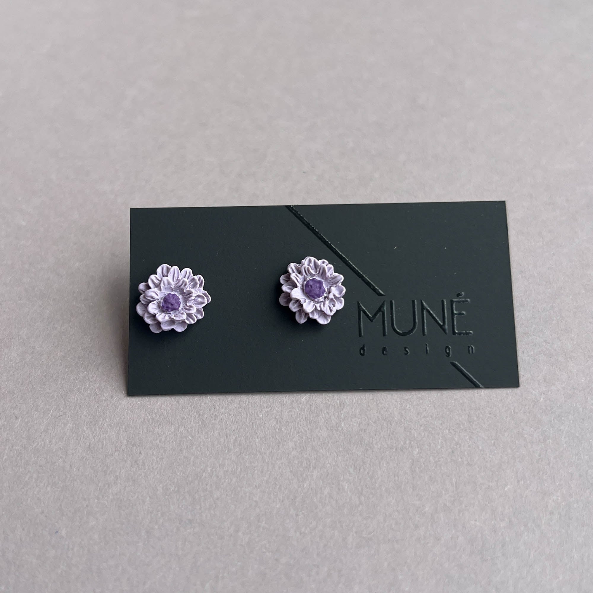 Auskarai „Lavender Bloom“ - MUNÉ