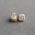 Auskarai "Pearl Squares" - MUNÉ