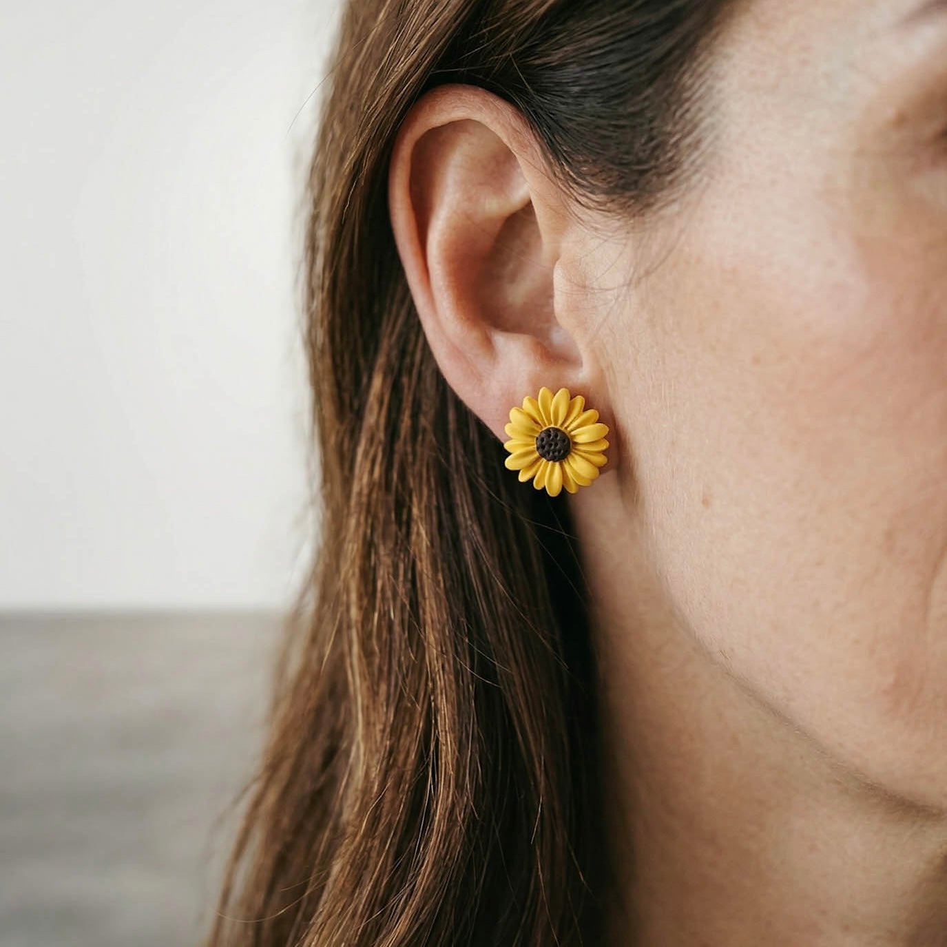 Auskarai "Saulėgrąžos" - MUNÉ