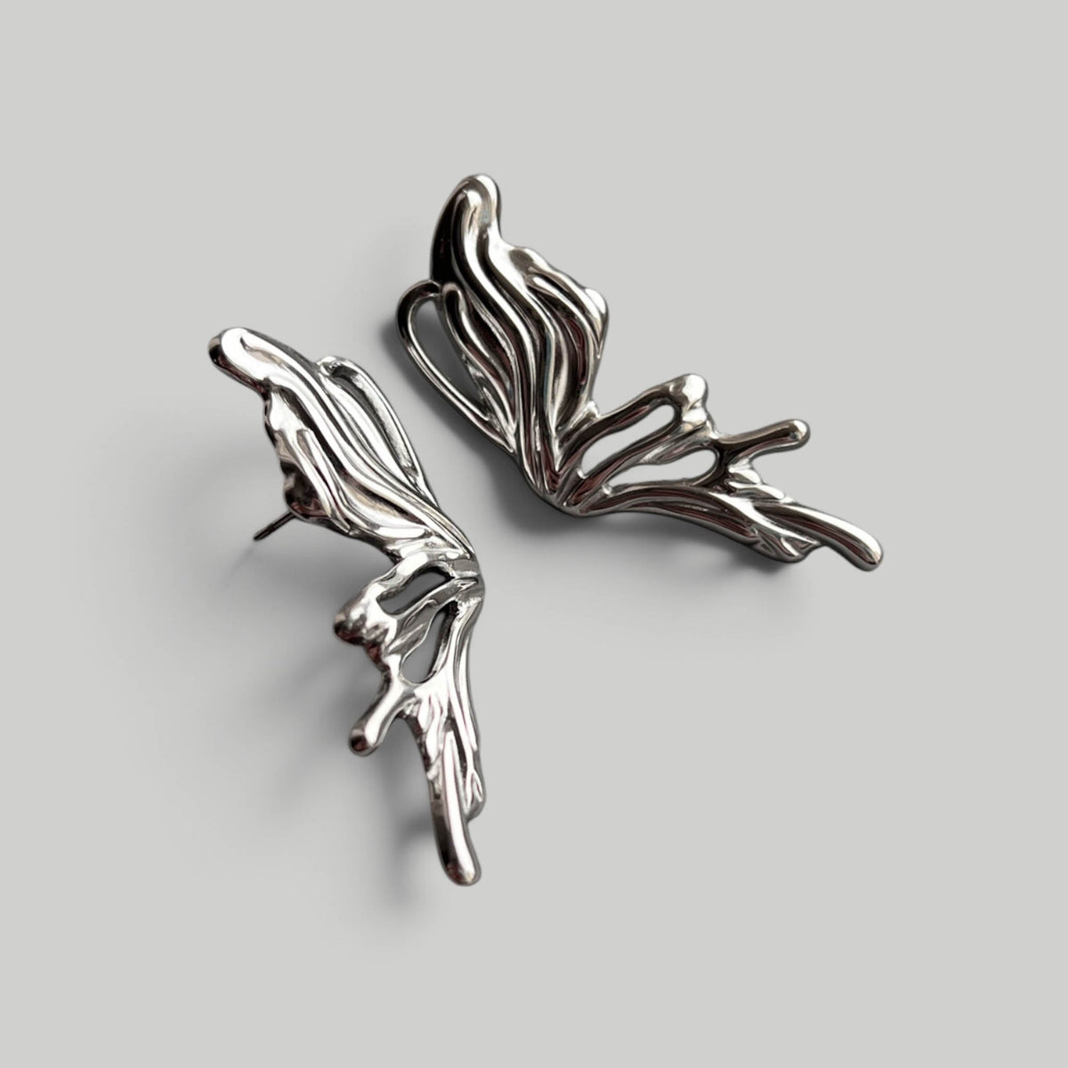 Auskarai „Silver Butterfly“ - MUNÉ
