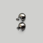 Auskarai „Silver Domes“ - MUNÉ