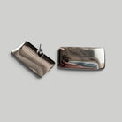 Auskarai „Silver Long Cushions“ - MUNÉ