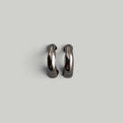 Auskarai „Silver Slim Hoops“ - MUNÉ