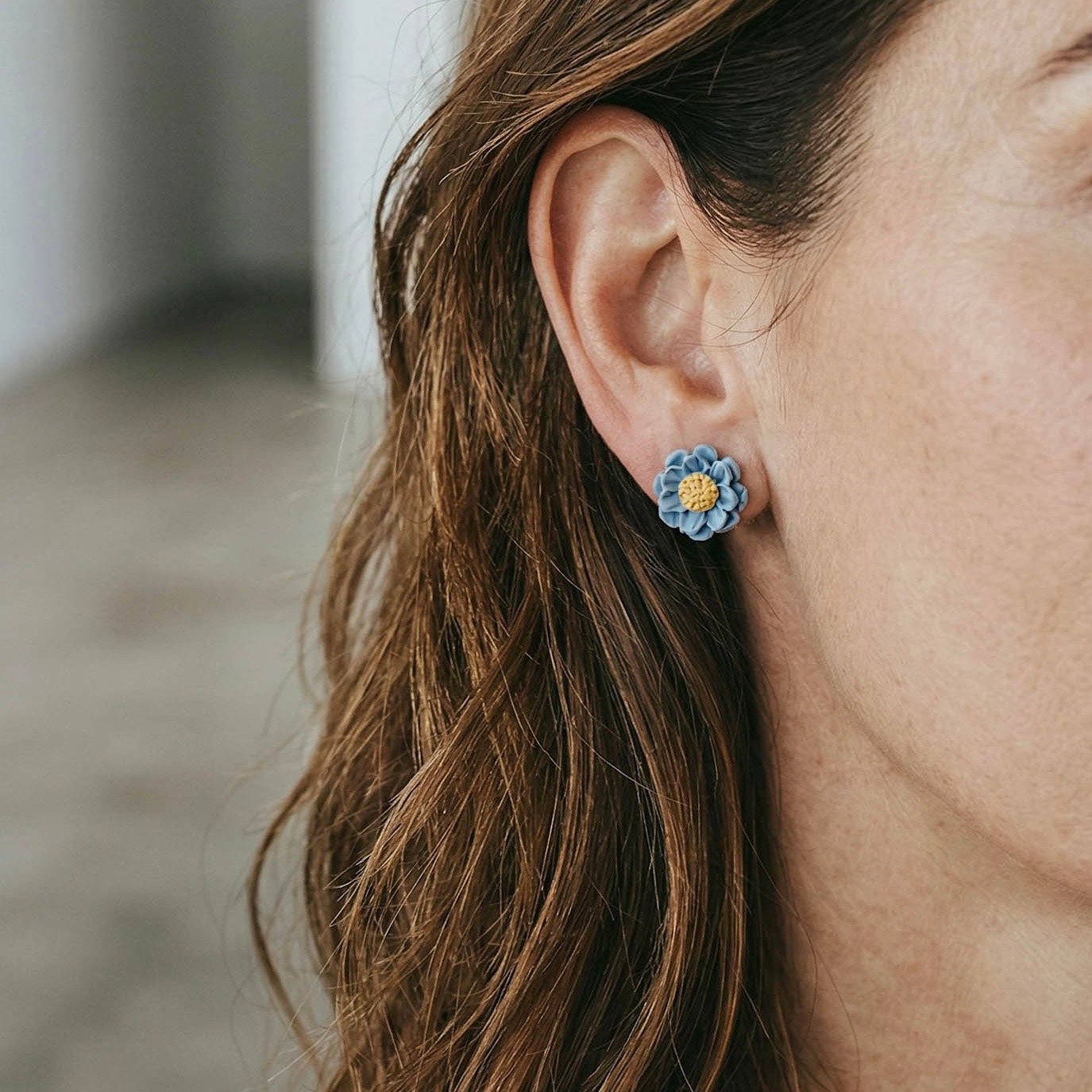 Auskarai "Vandens lelijos" - MUNÉ