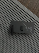 Geometriniai auskarai - PSK_ma_black - MUNÉ