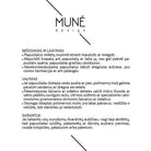 Grandinėlė su upiniu perlu | Black - MUNÉ