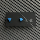 Maži įveriami auskarai TK_Blue - MUNÉ