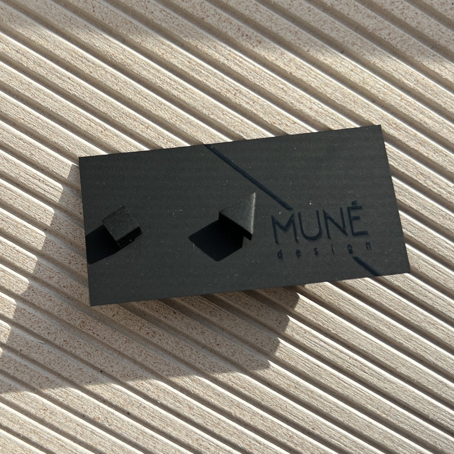 Maži veriamieji auskarai _TK Black - MUNÉ