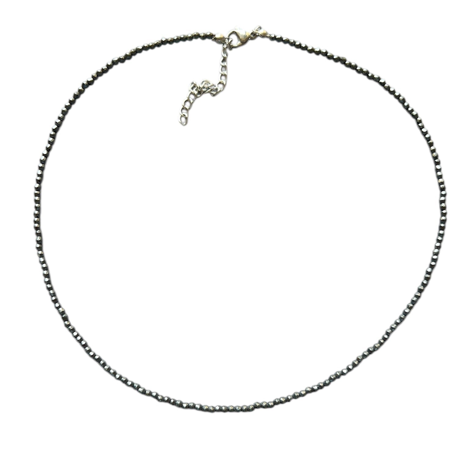 Minimalistinis hematito vėrinys - MUNÉ
