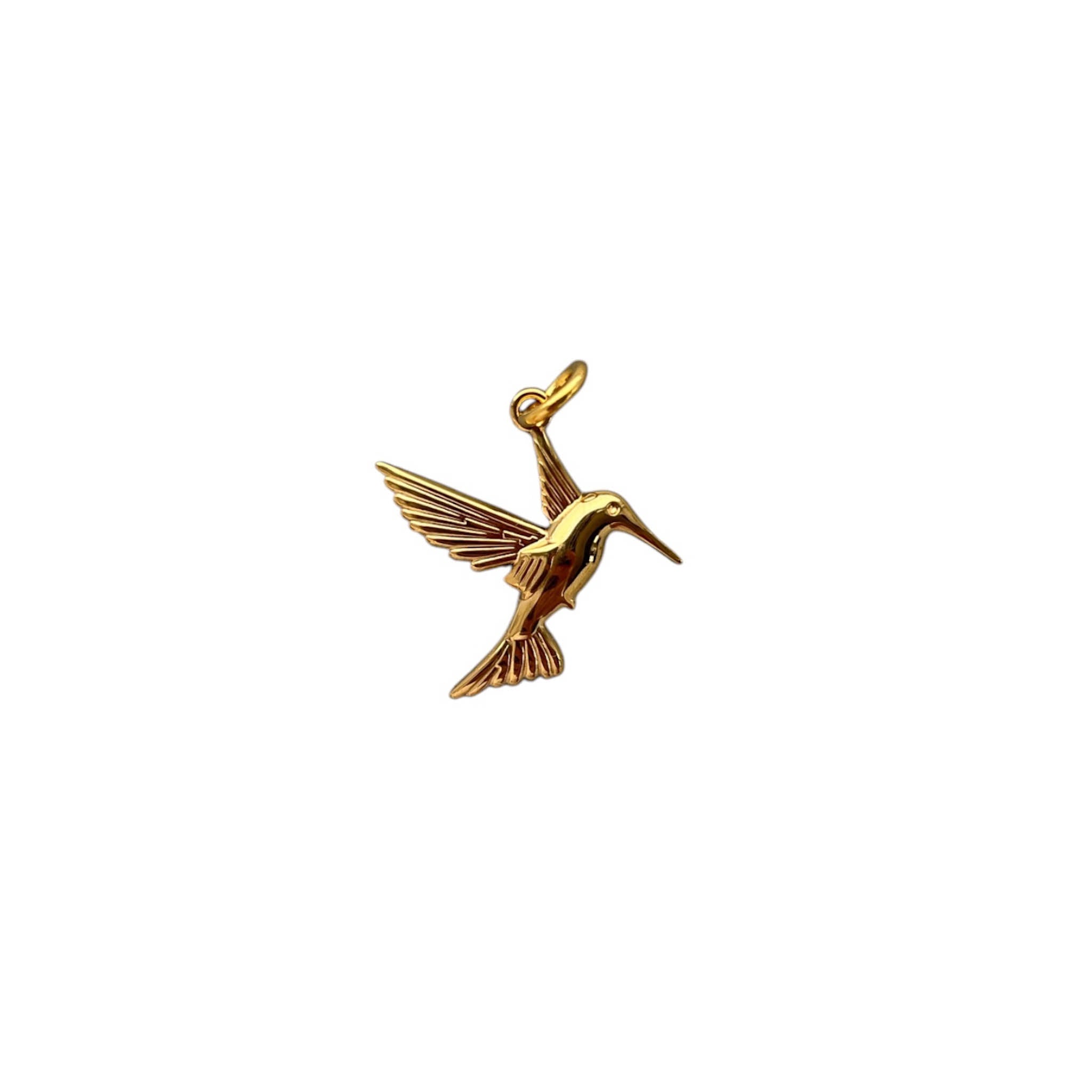Nerūdijančio plieno pakabukas „Auksinis kolibris“ - MUNÉ